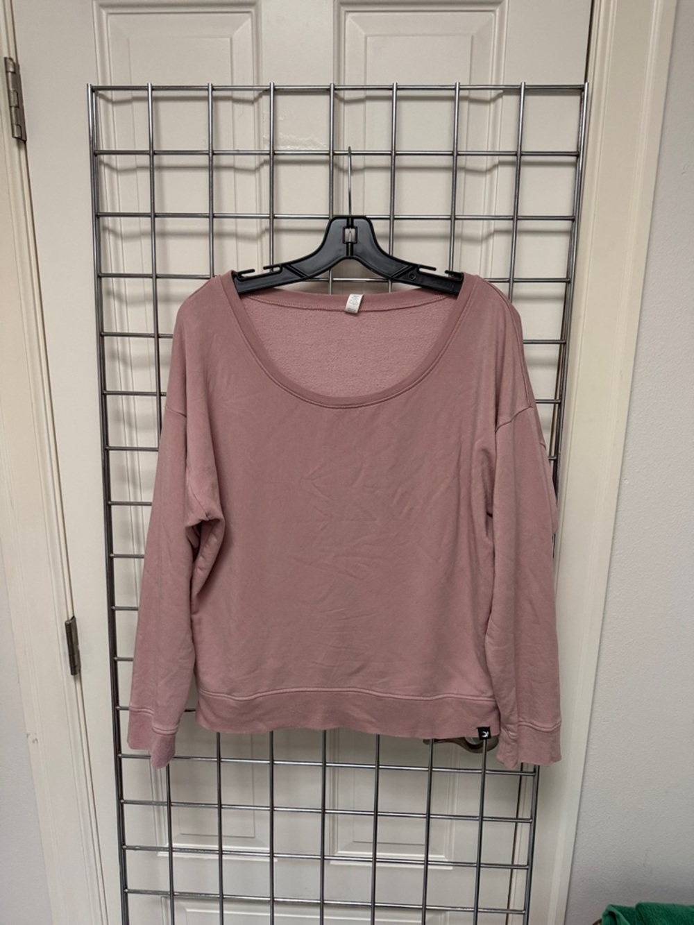 Glyder Mauve Scoop Neck Long Sleeve Top